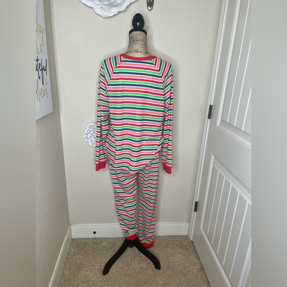 NTM: Pajamaramas Striped Waffle Knit Pajama Set Top & Drawstring Pants Sz M NWT - Picture 10 of 15